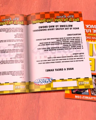 Back To The Future Trivia Night