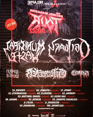 Decibel Magazine Tour: Cryptopsy, Necrot, Fulci & Blood Monolith